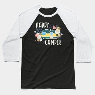 Happy Camper Baseball T-Shirt